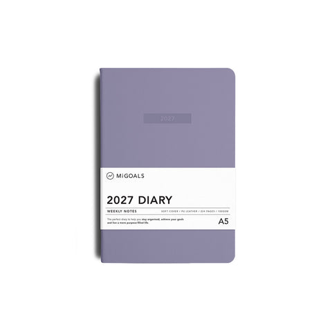 2027 Classic Weekly Notes Diary A5