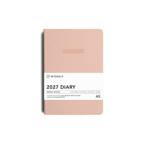 2027 Classic Weekly Notes Diary A5