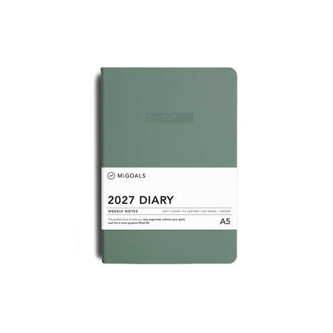 2027 Classic Weekly Notes Diary A5