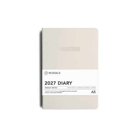 2027 Classic Weekly Notes Diary A5