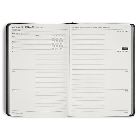 2027 Get Shit Done Weekly Diary A5