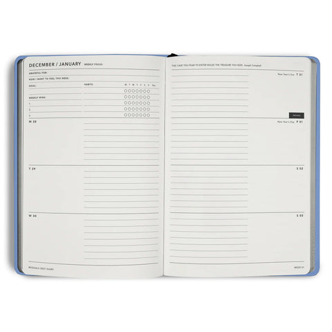 2027 "I Am Manifesto" Goal Digger Weekly Spread Diary A5