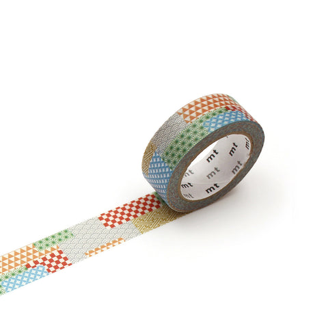 Traditional Japanese Patterns Mix Washi Tape Single Roll