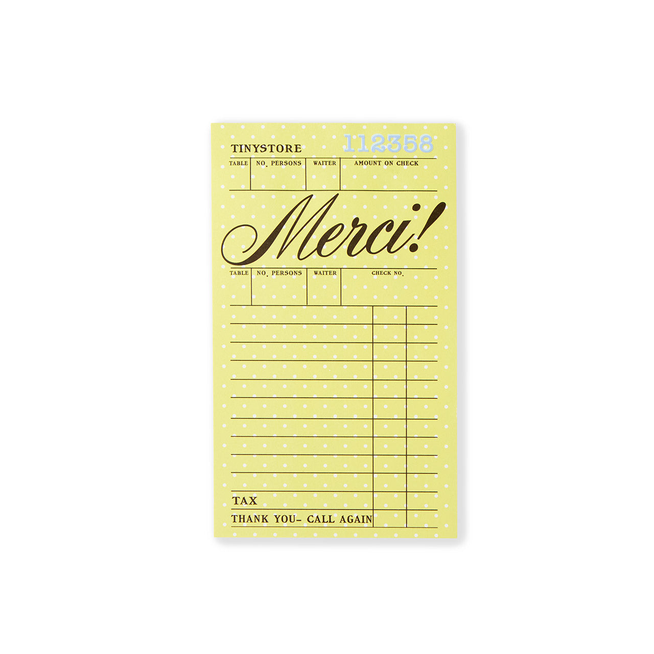 Martina's Tiny Store Merci Sticky Notes – Milligram