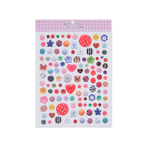 Buttons Sticker Sheet