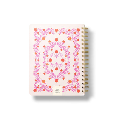 2026 Italian Summer Pink Weekly Soft Cover Spiral Planner