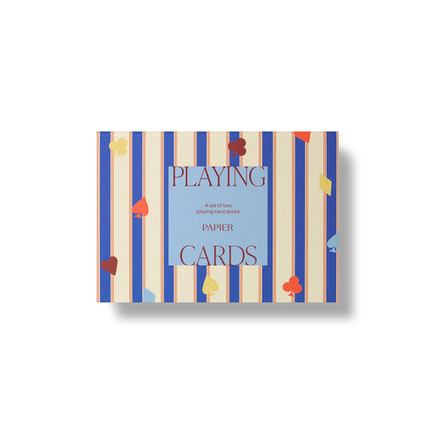 Suits and Stripes Playing Cards