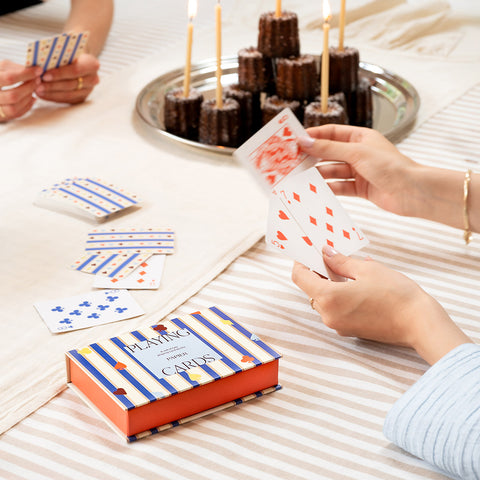 Suits and Stripes Playing Cards