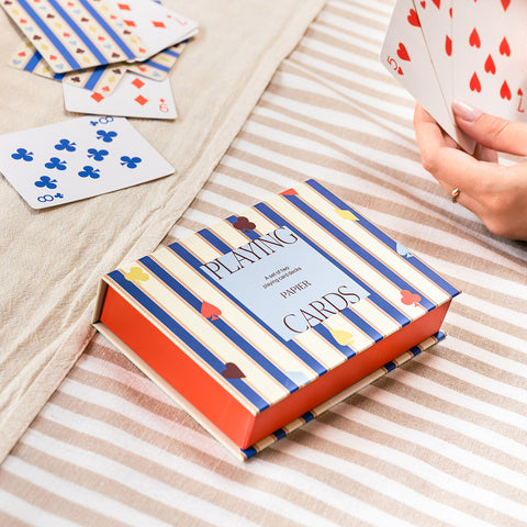Suits and Stripes Playing Cards