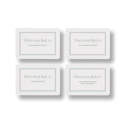 Most Likely Dinner Party Card Game