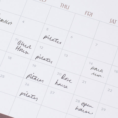 2026 Modern Type Desk Calendar