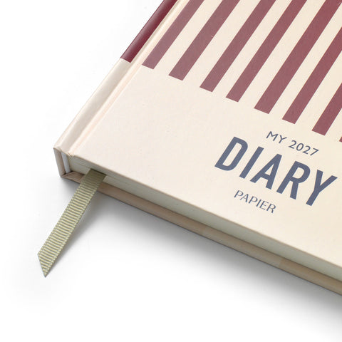 2027 Italian Stripes Weekly Diary A5