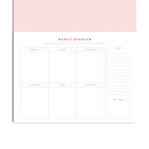 Growth Weekly Desk Planner A5