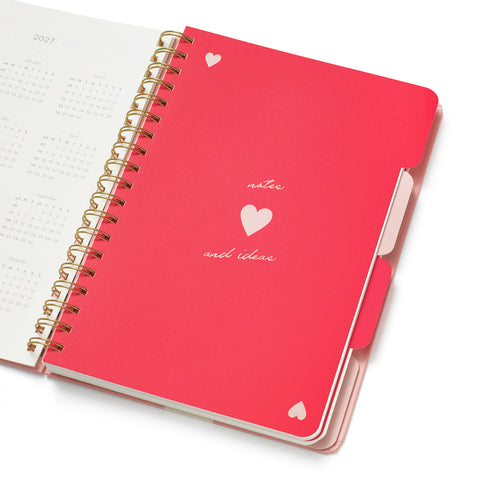 2027 Three of Hearts Weekly Diary