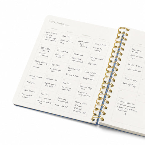 2027 Trellis Spiral Weekly Diary A5