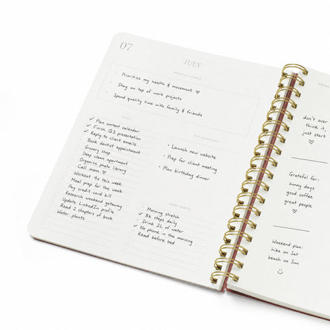 2027 Growing My Year Weekly Diary
