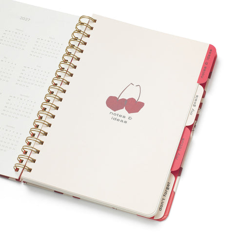 2027 Cherry Hearts Weekly Diary