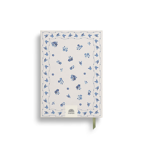 Ceramic Blue Recipe Journal A5