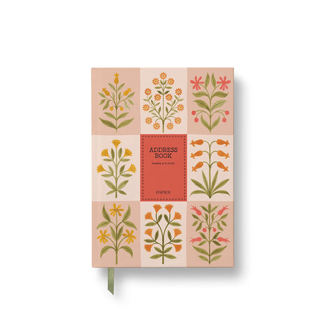 Floral Patchwork Address Book