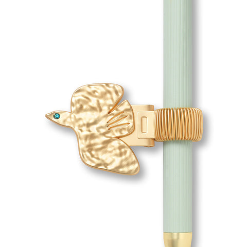 Gold Bird Pen Clip