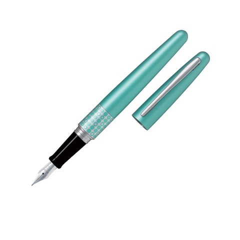 Metropolitan Fountain Pen Dots Aqua Medium