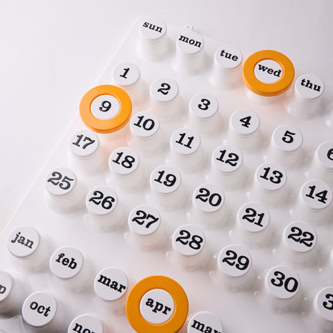 Perpetual Calendar Rings Set of 3