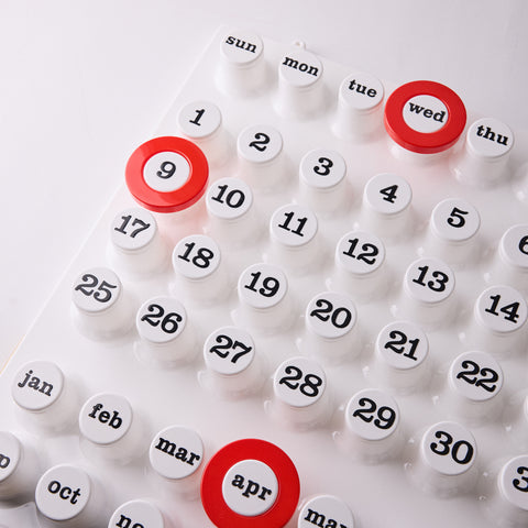 Perpetual Calendar Rings Set of 3