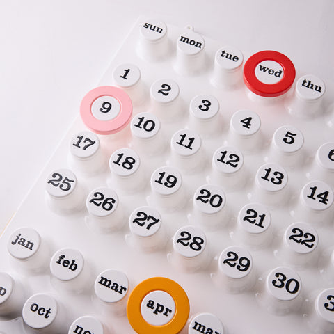 Perpetual Calendar Rings Set of 3