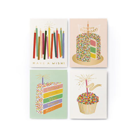 Birthday Candles Keepsake Card Box