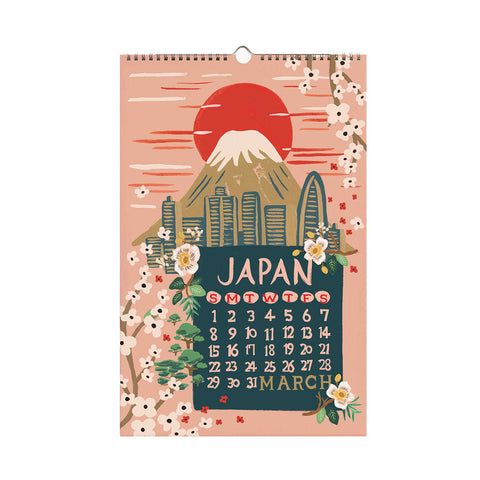 2026 Travel Wall Calendar