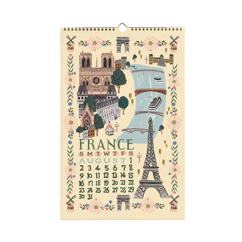 2026 Travel Wall Calendar