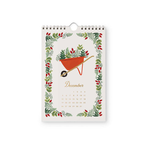 2027 Garden Study Kitchen Calendar