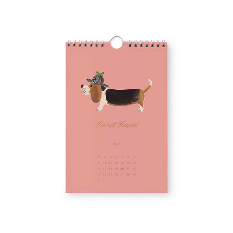 2027 Dog of the Month Kitchen Calendar