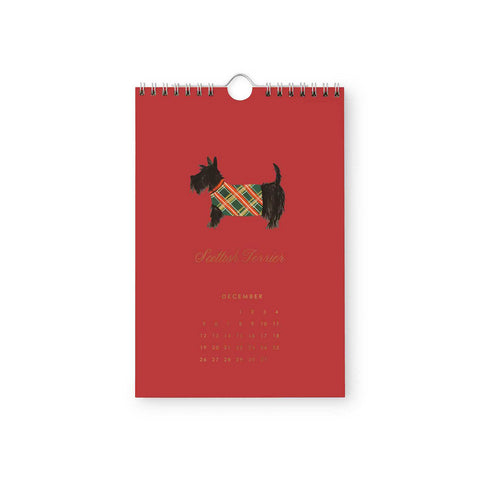 2027 Dog of the Month Kitchen Calendar