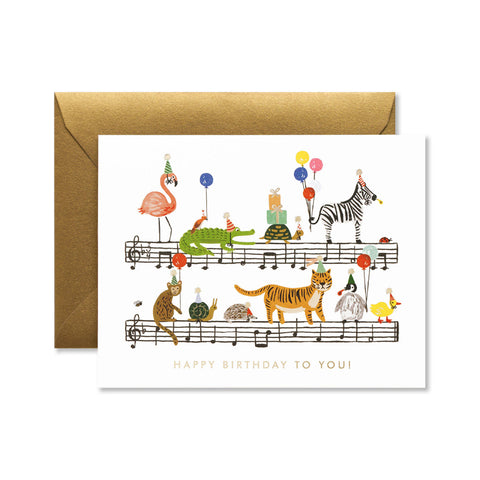 Happy Birthday To You Card Music Greeting Card