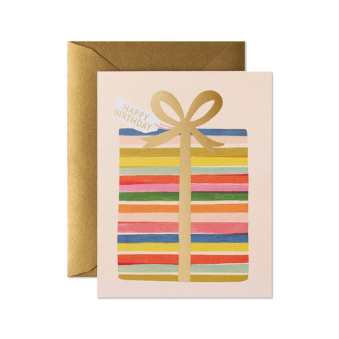 Feliz Birthday Present Greeting Card