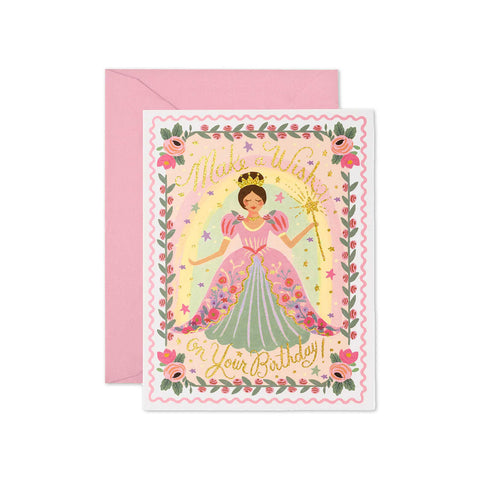 Princess Birthday Greeting Card