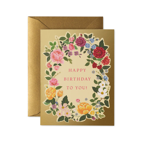 Botanical Birthday Card