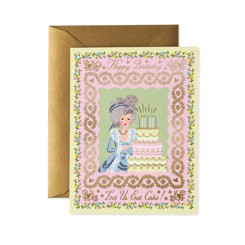 Let Us Eat Cake Birthday Card