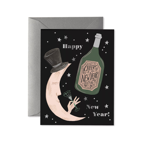 Cheers to the New Year Greeting Card