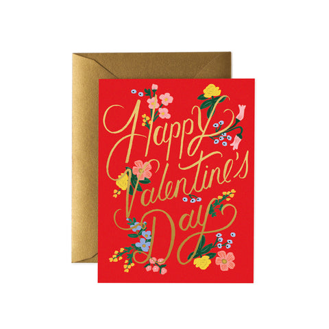 Rouge Valentine's Day Greeting Card