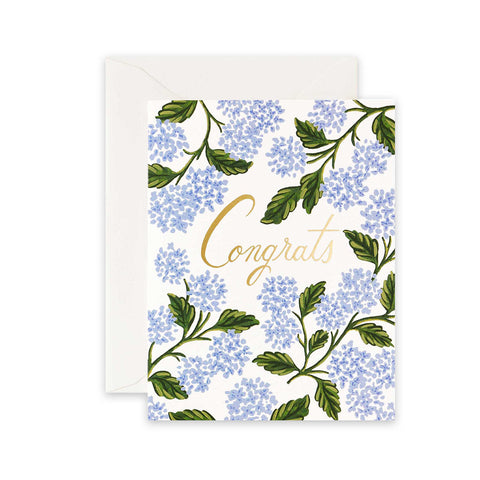 Hydrangea Congrats Greeting Card