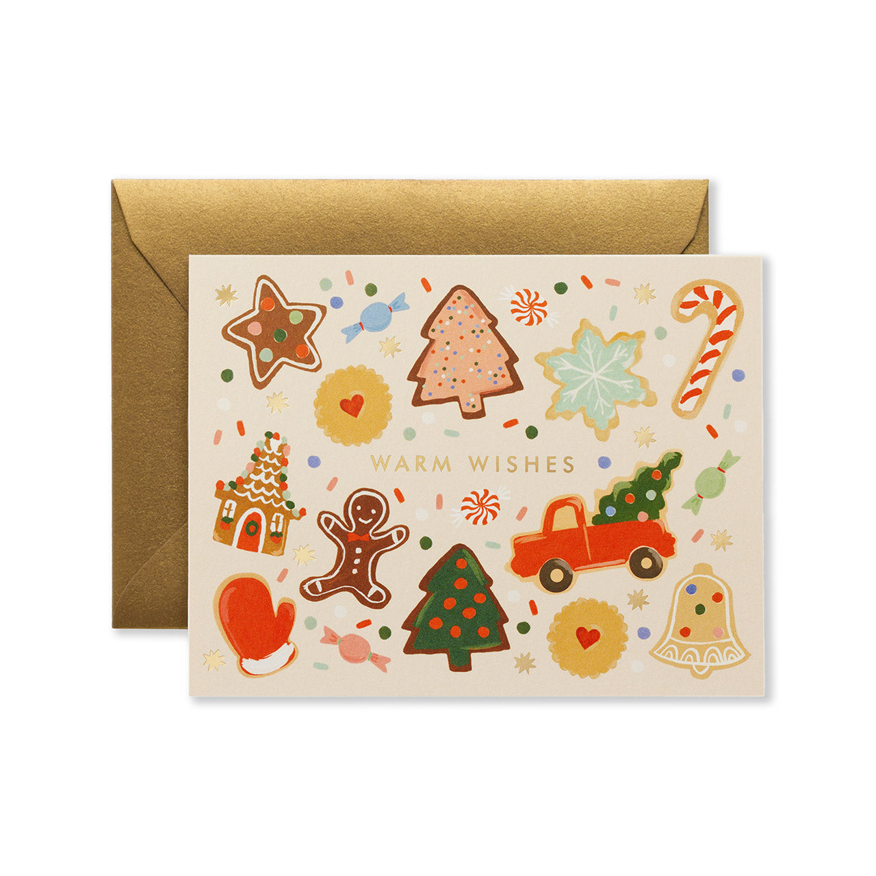 Rifle Paper Co. Holiday Cookies Greeting Card – Milligram