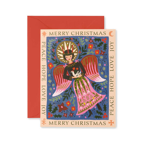 Lucia Angel Greeting Card