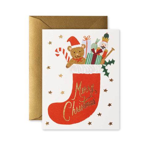 Toy Stocking Greeting Card