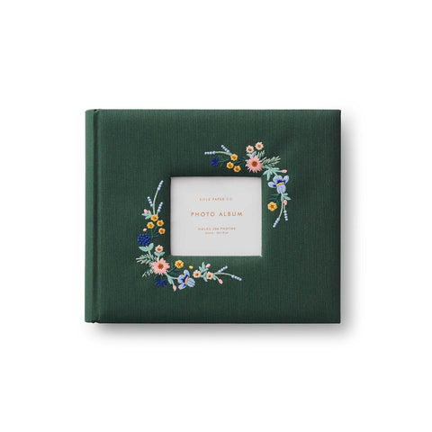 Embroidered Heirloom Photo Album