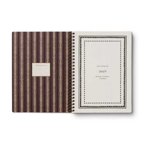 2027 Sage Hydrangea Weekly Spiral Planner