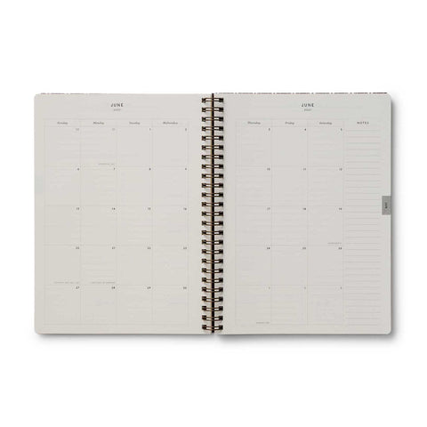 2027 Sage Hydrangea Weekly Spiral Planner