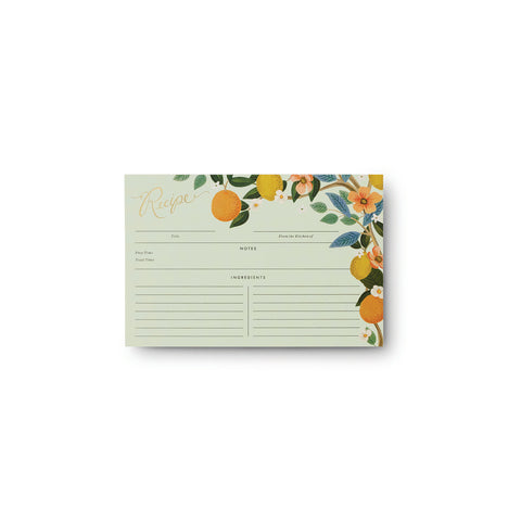 Recipe Cards Citrus Grove