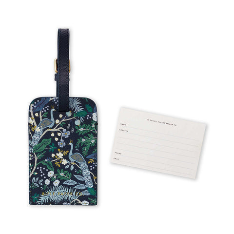 Peacocks Luggage Tag